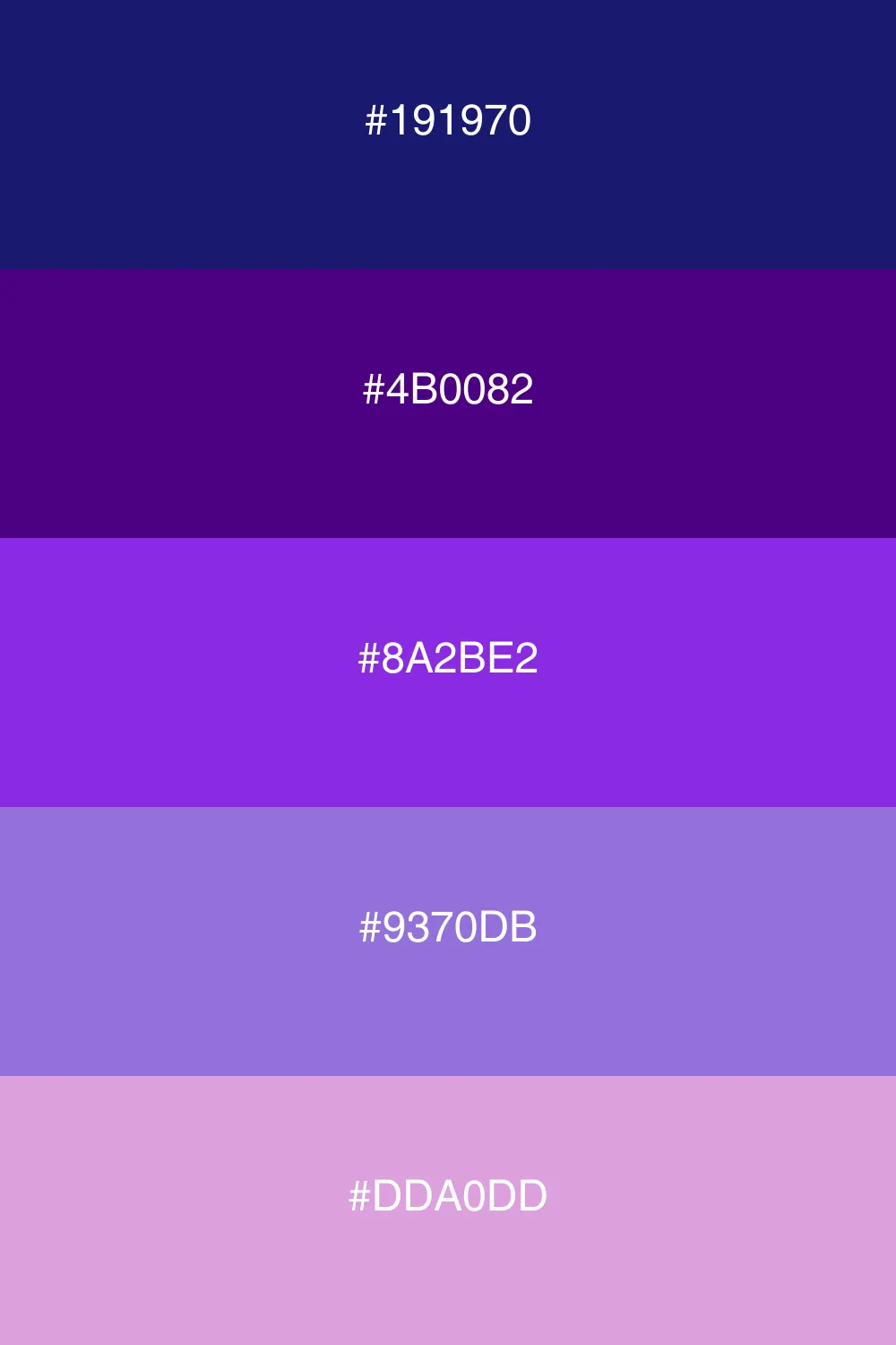 A dreamy palette capturing the essence of twilight.
