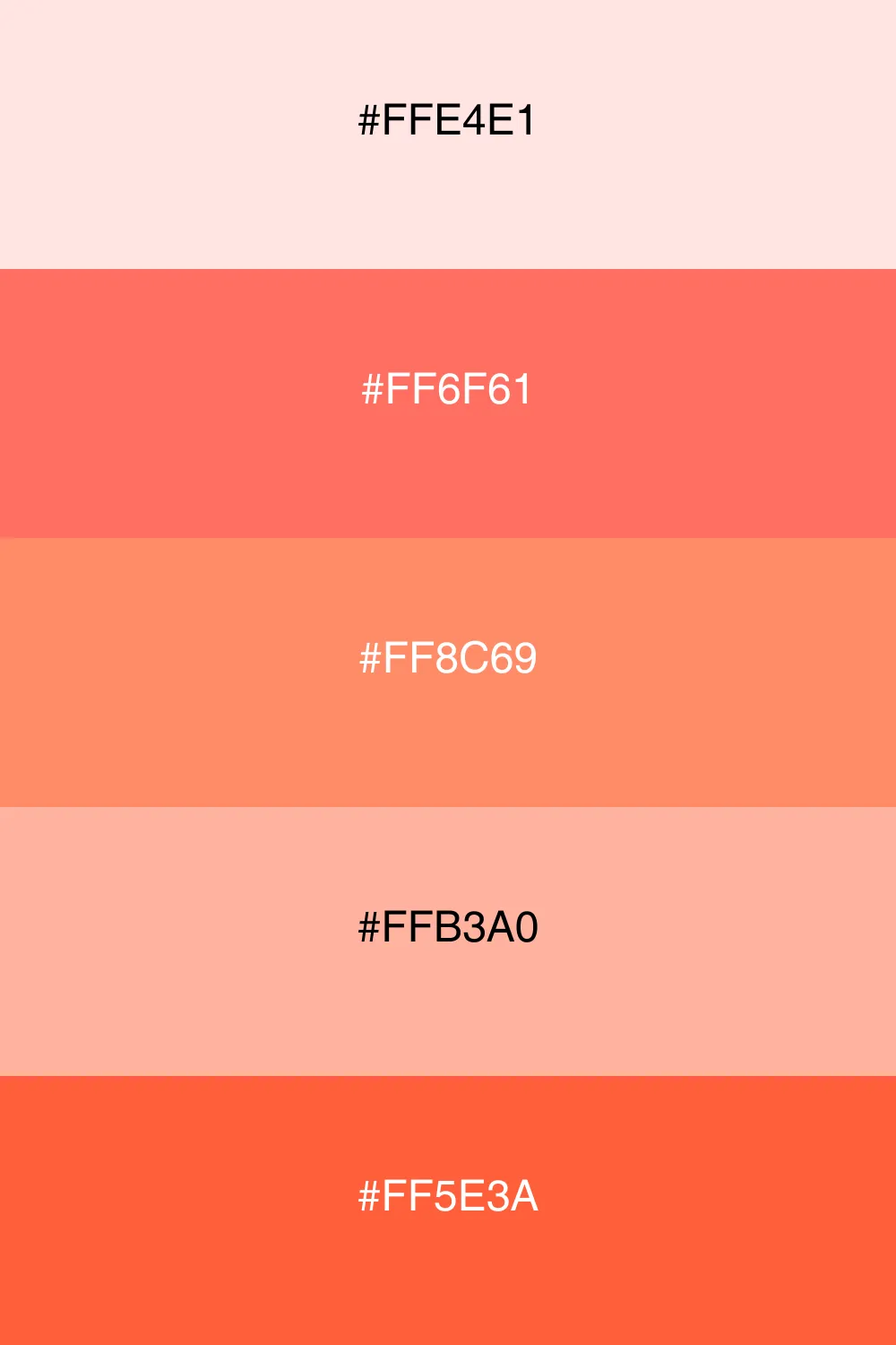 A lively palette inspired by tropical coral reefs.