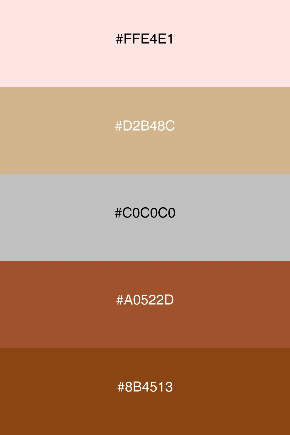 An earthy palette that connects with nature's warmth.