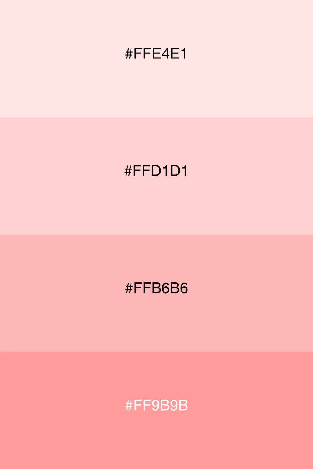 Elegant variations of a single hue.