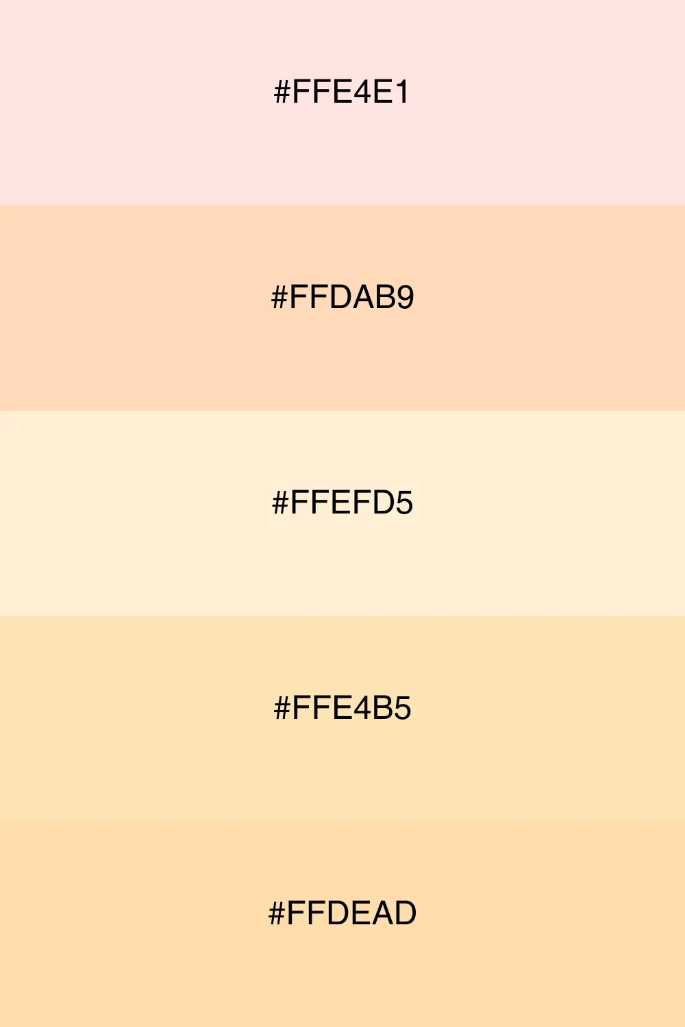 A warm and dreamy palette reminiscent of peach blossoms.