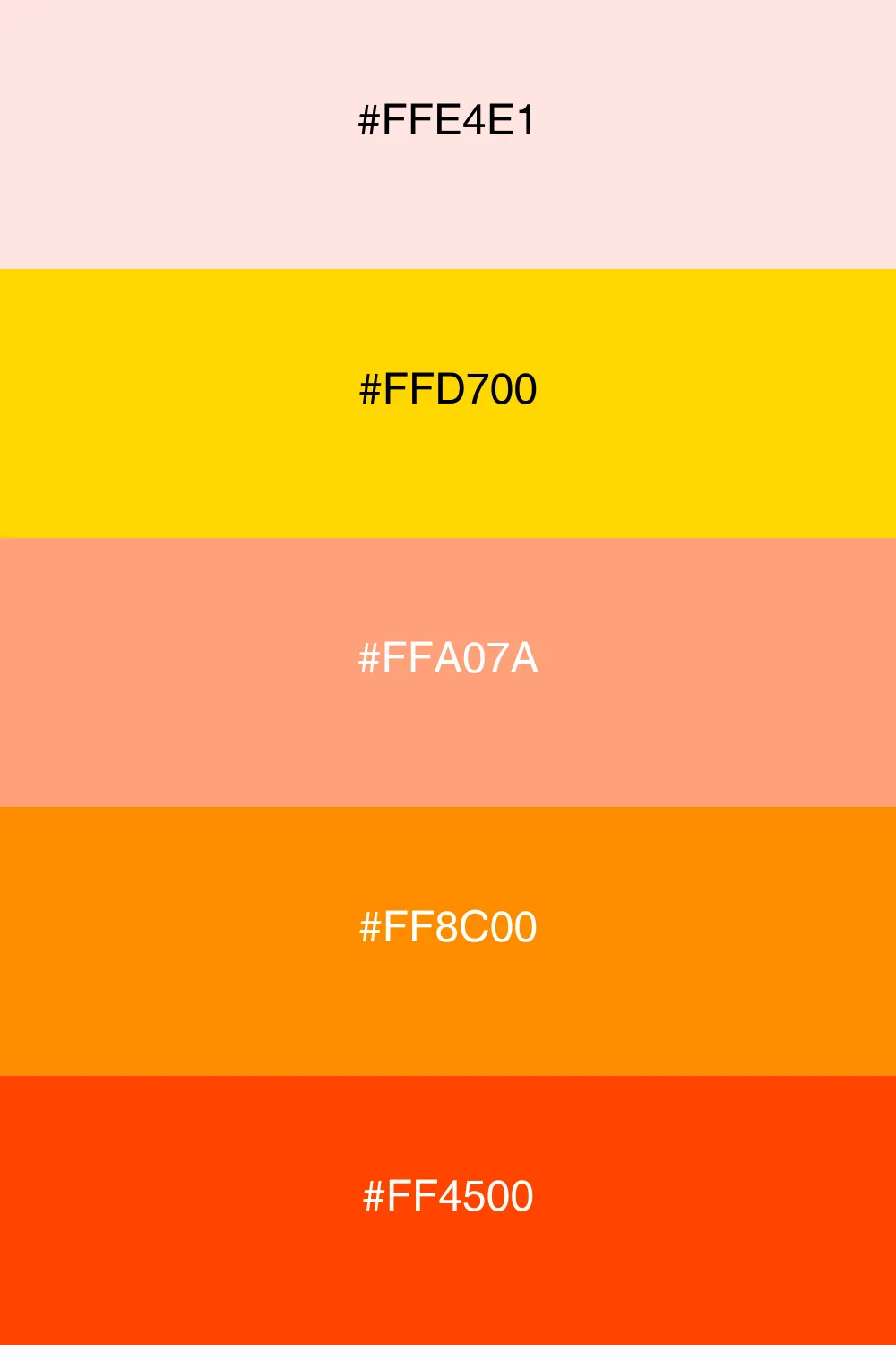 A serene palette inspired by warm sunset hues.