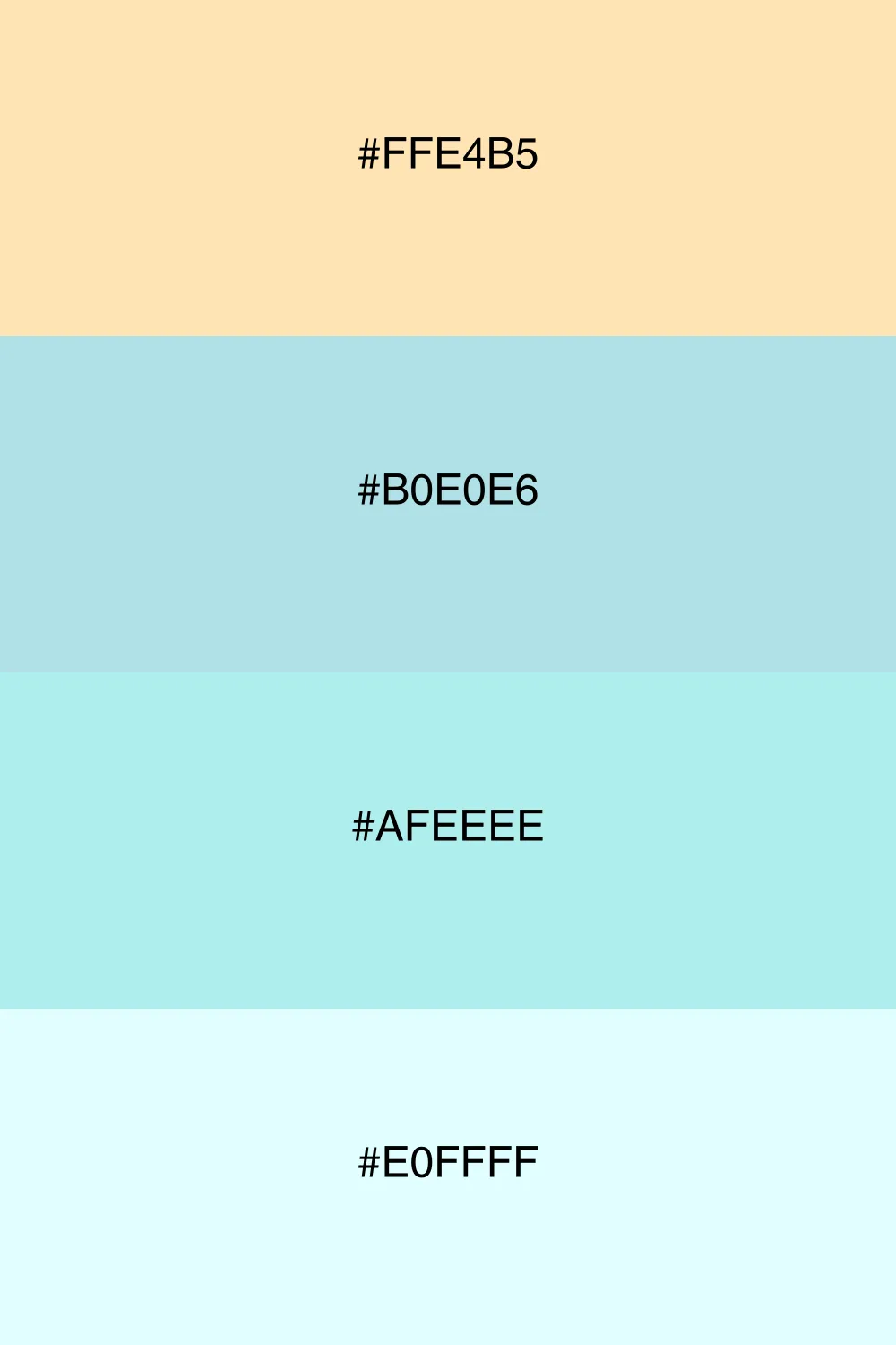 A refreshing palette evoking a gentle ocean breeze.