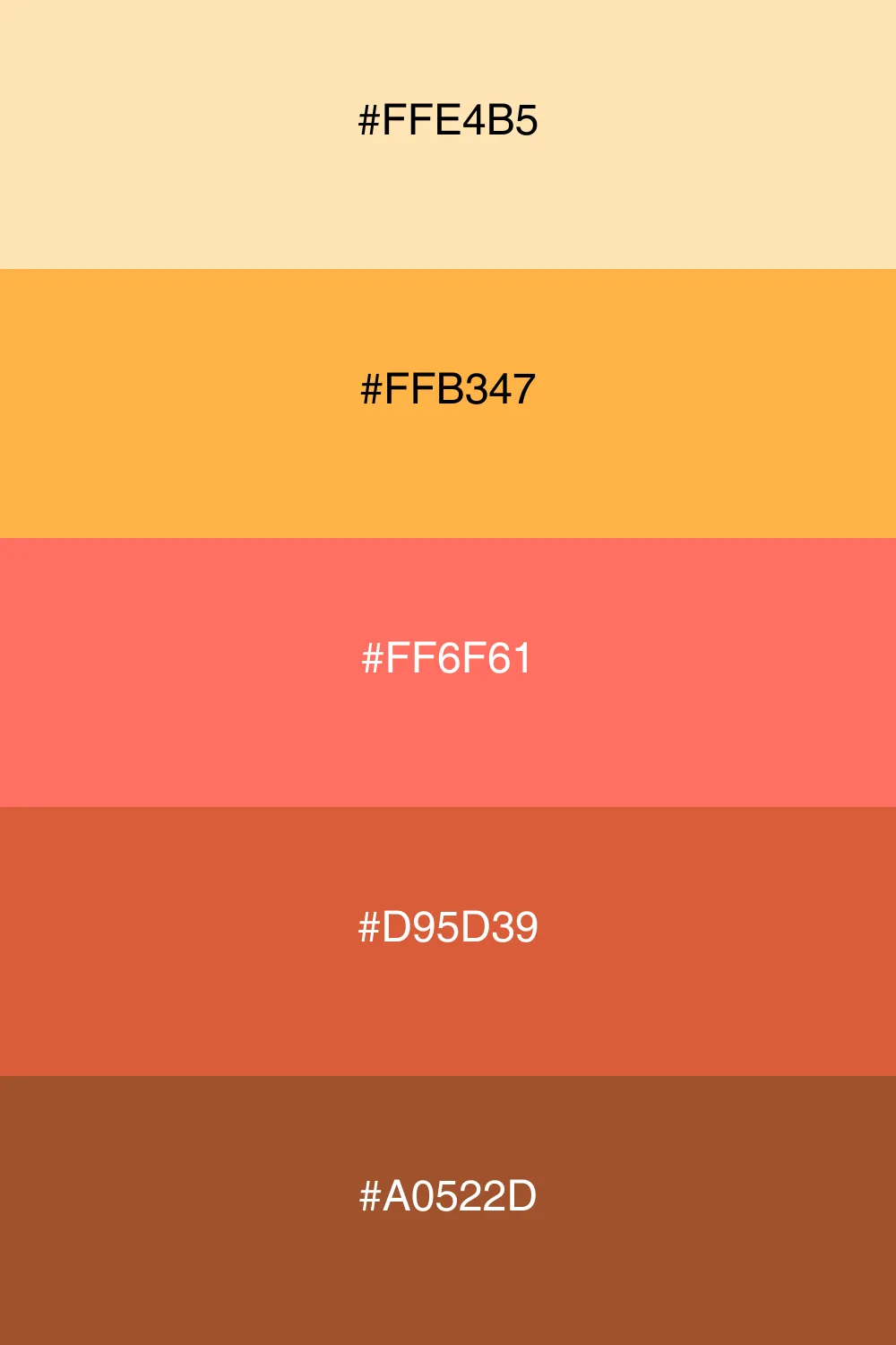 A bold and dramatic palette inspired by sunset hues.
