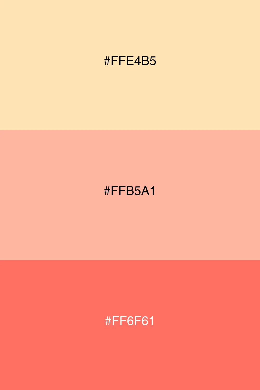 Warm colors for inviting designs.