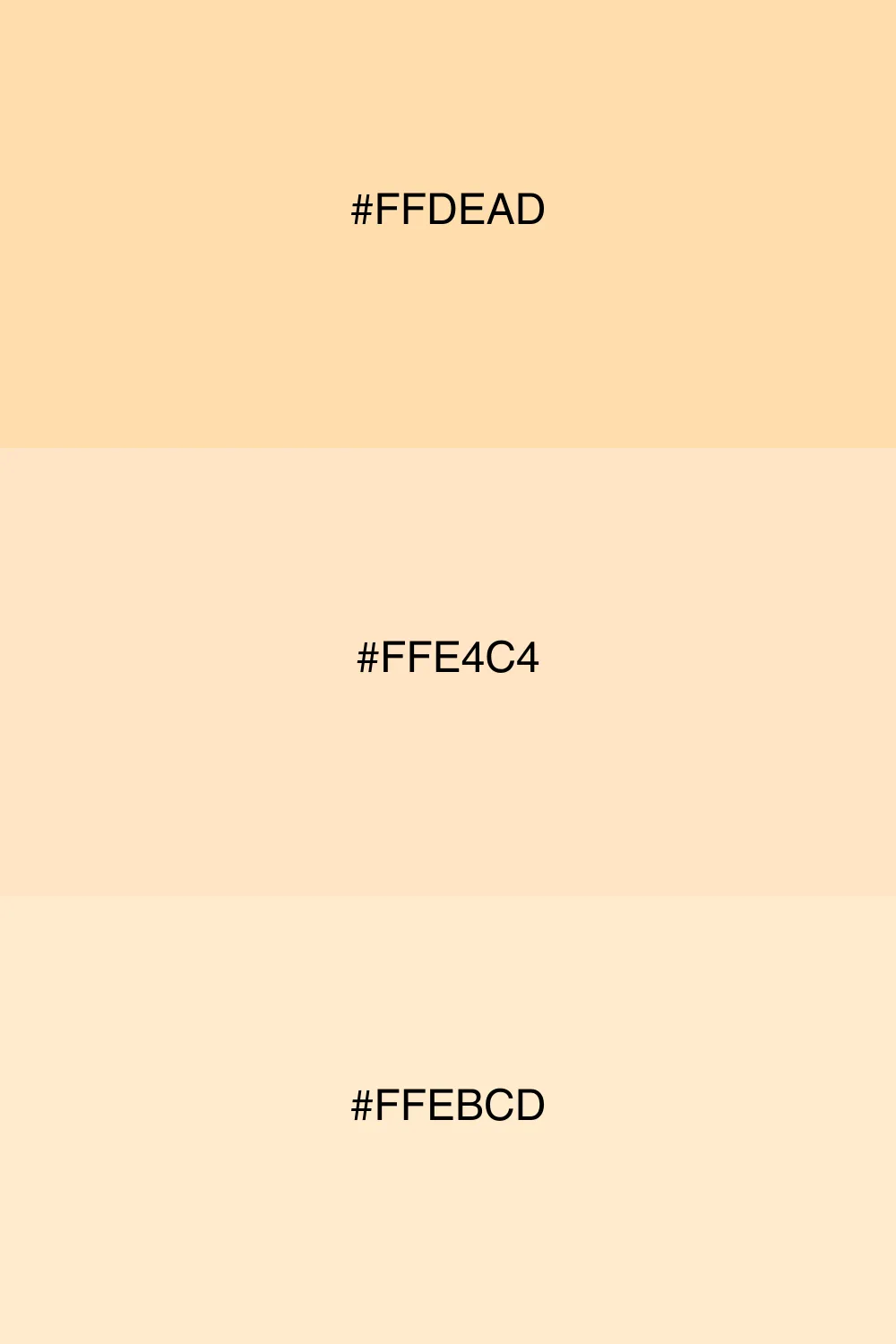 Variations of one color for subtlety.