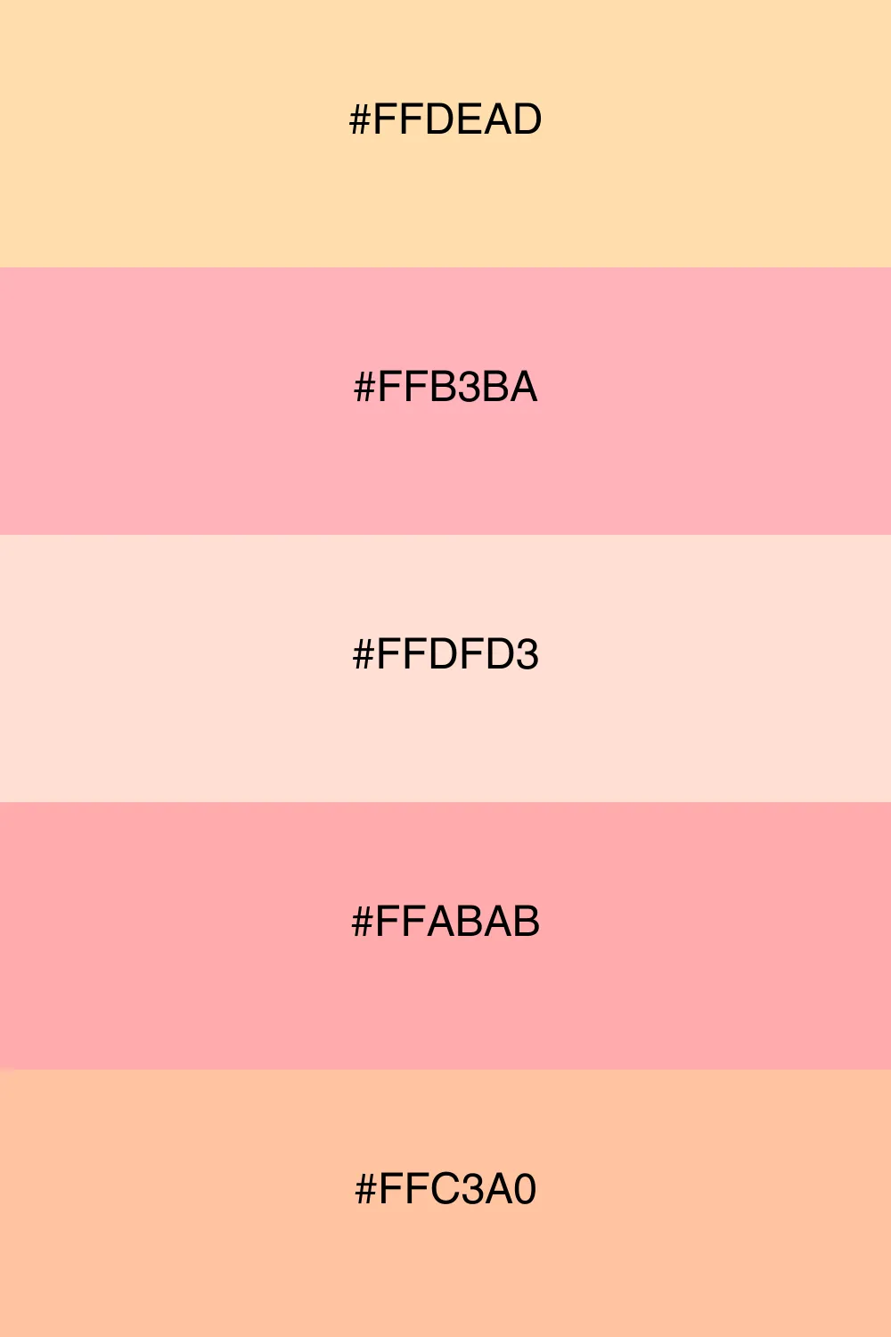 A soft pastel palette inspired by a blooming garden.