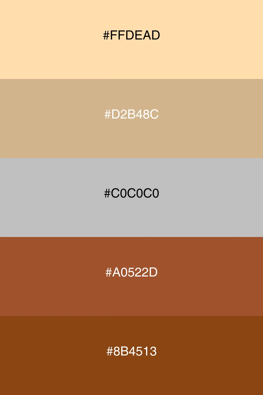 A vintage palette with earthy tones and classic charm.