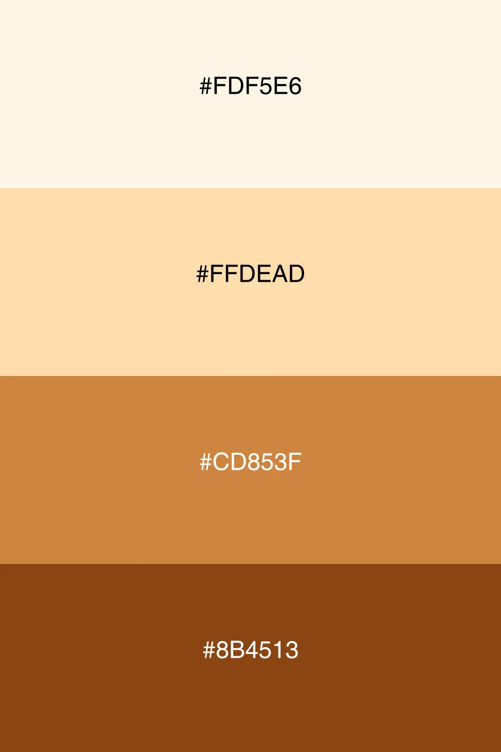 A cozy autumn palette with rich earthy colors.