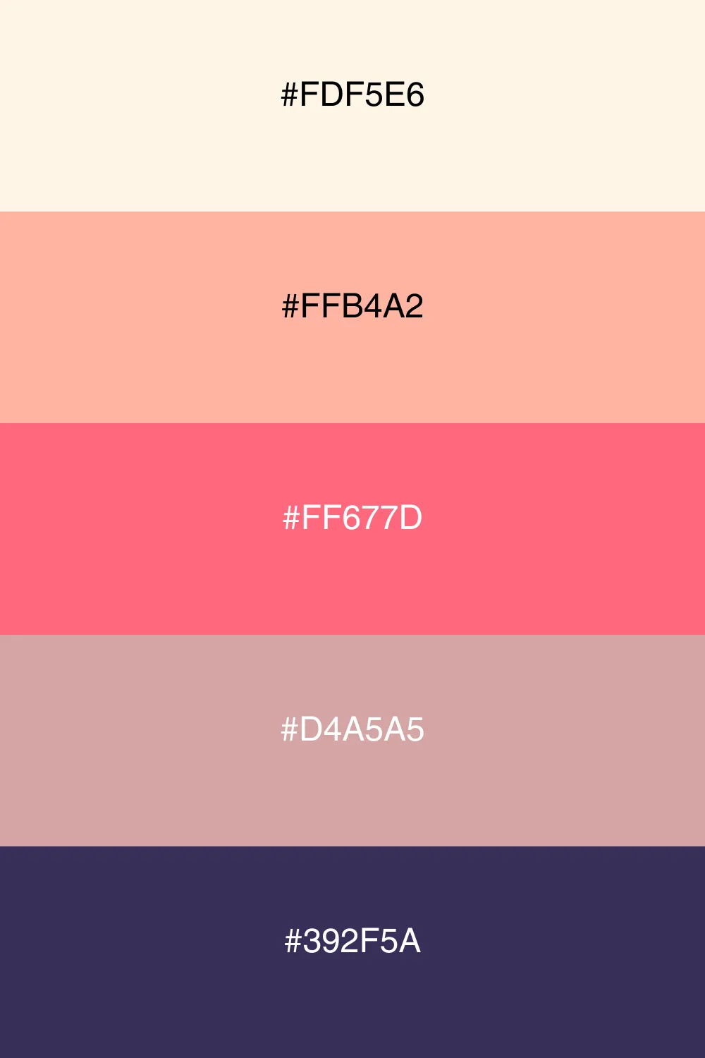 A warm sunset palette that radiates romance and softness.