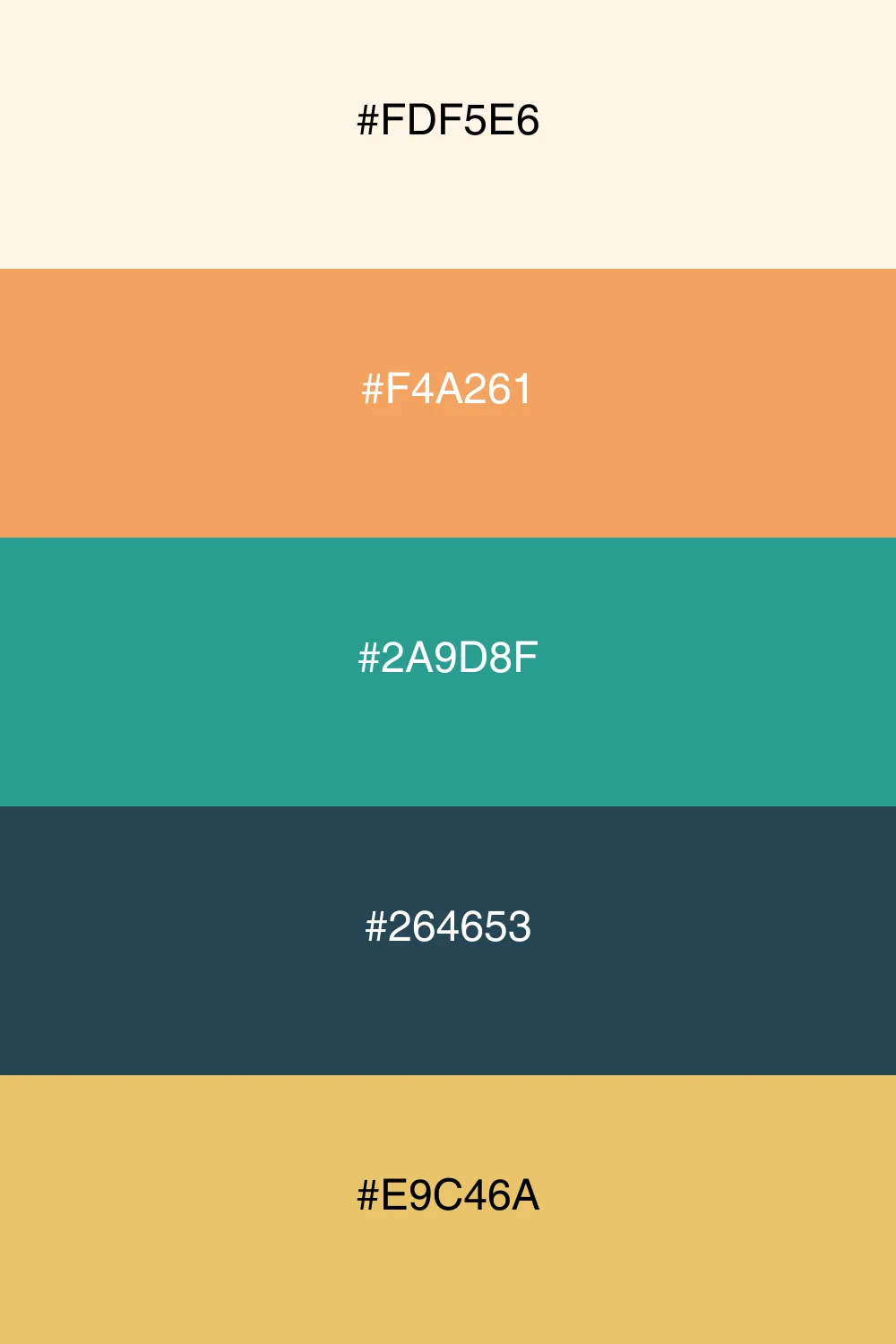 A warm palette that feels inviting and comforting.