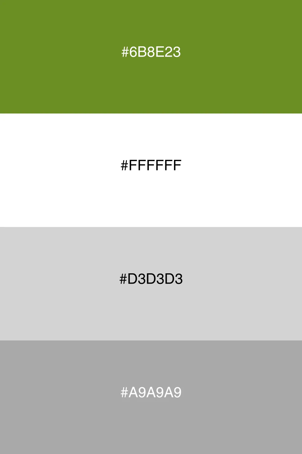 A minimalist palette with clean and soft tones.