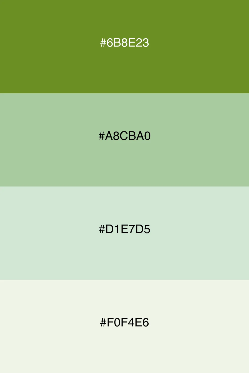 A soft and calming pastel palette inspired by nature.