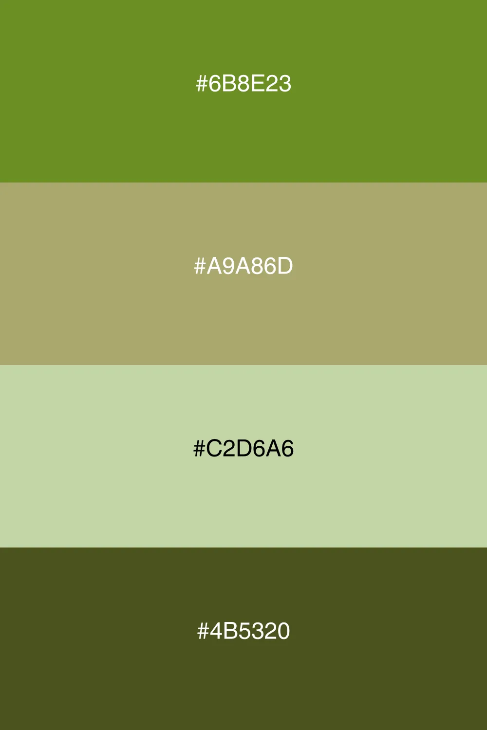 A serene palette inspired by nature's tranquility.