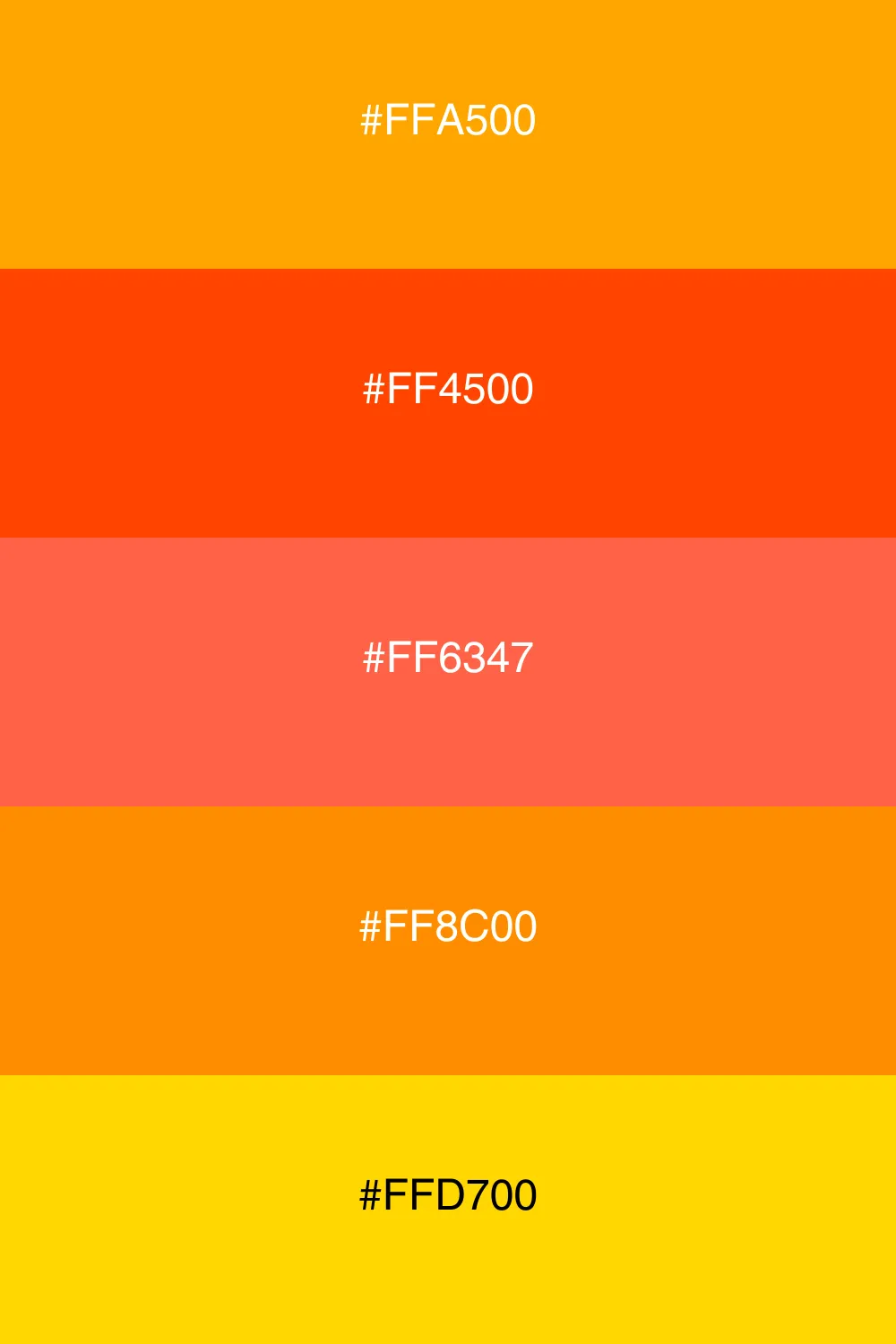 A bold palette that exudes fiery passion and energy.