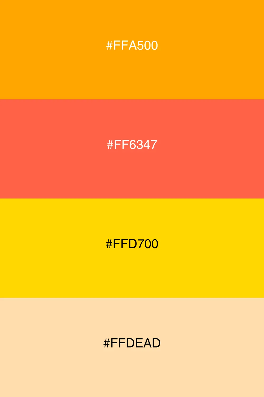 A bright and inviting palette inspired by warm citrus.