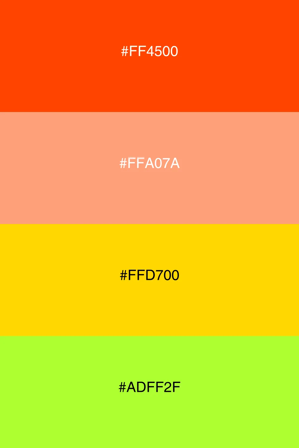 Bright and cheerful colors reminiscent of citrus fruits.