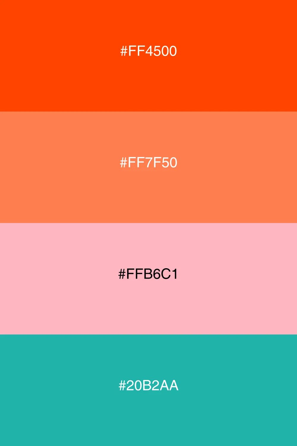 Fresh colors inspired by the beauty of coral reefs.