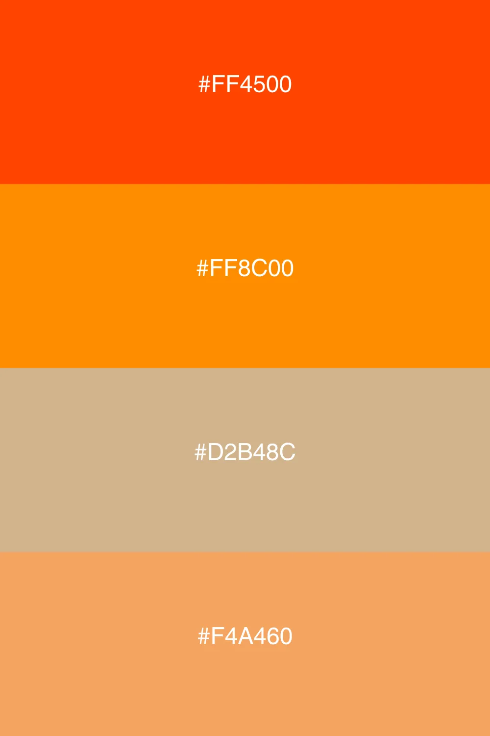 Warm earthy tones inspired by a desert sunset.