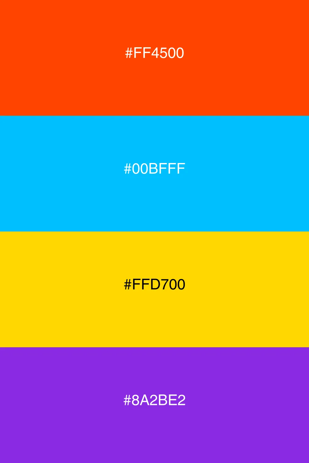 Rich and diverse color palette.