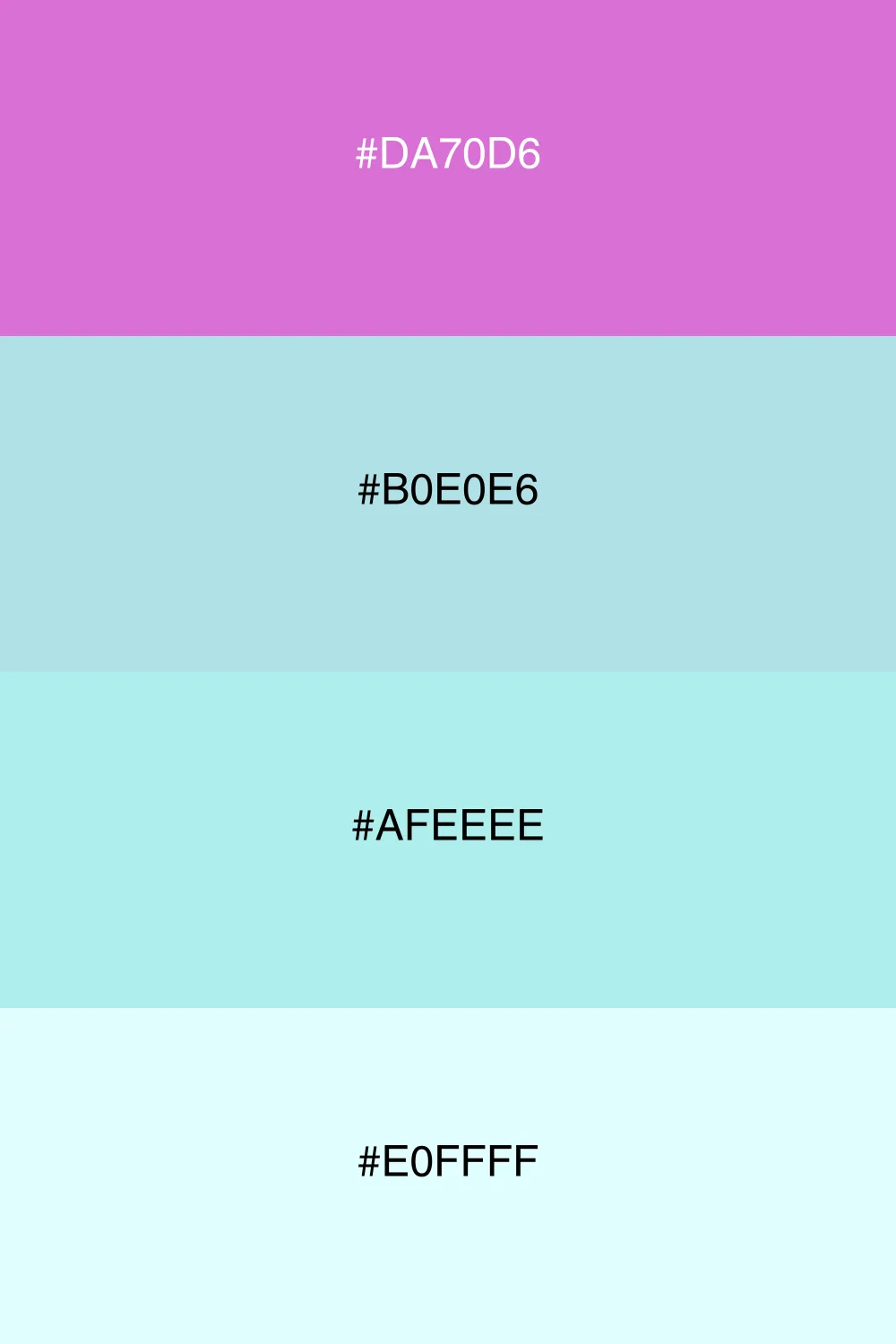 A cool palette that brings a refreshing breeze.