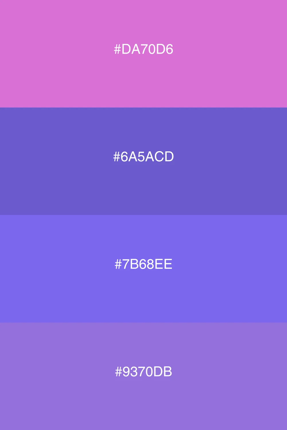 A cool and serene palette evoking twilight vibes.