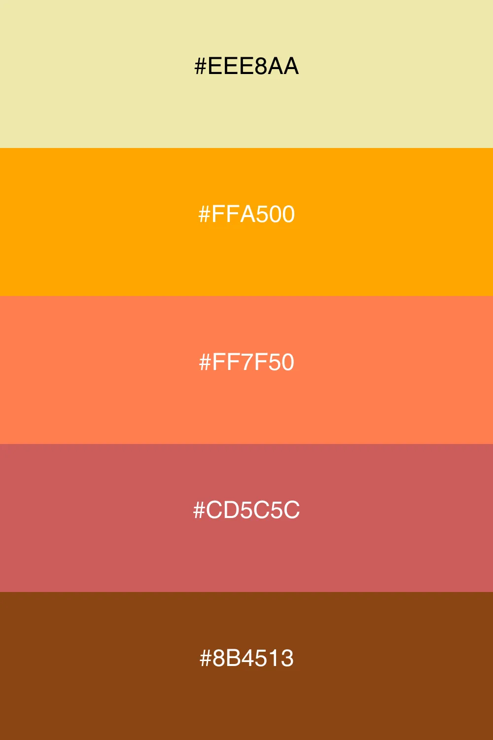 A rich palette inspired by the colors of harvest.