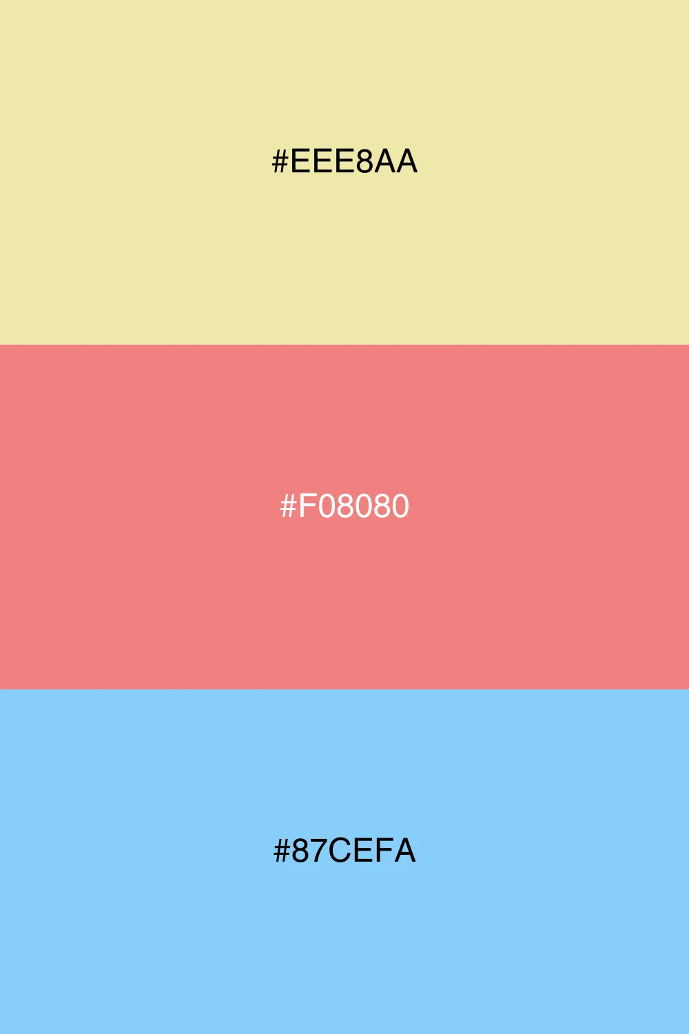 Soft contrast with a cheerful touch.