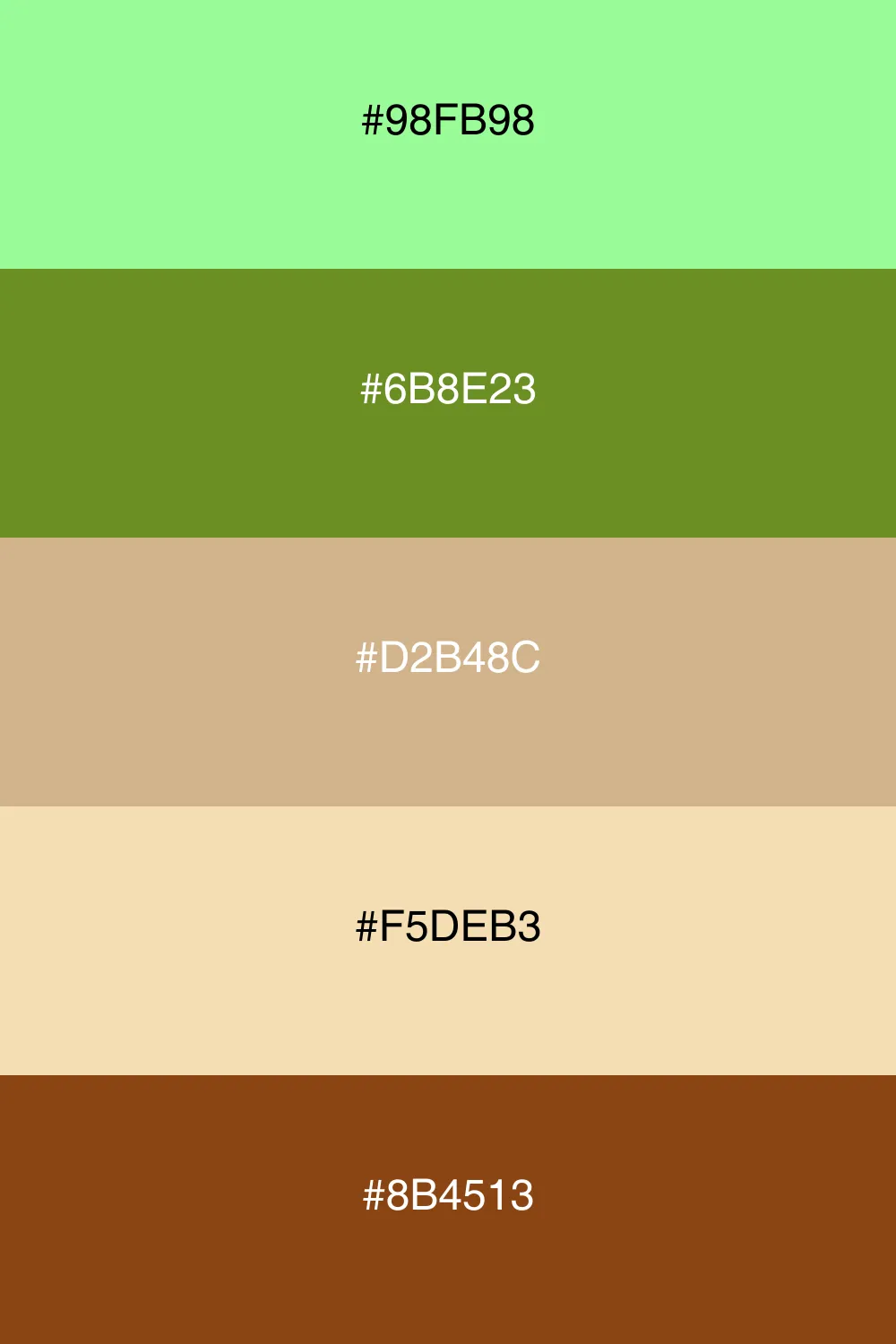 An earthy vintage palette inspired by nature's hues.