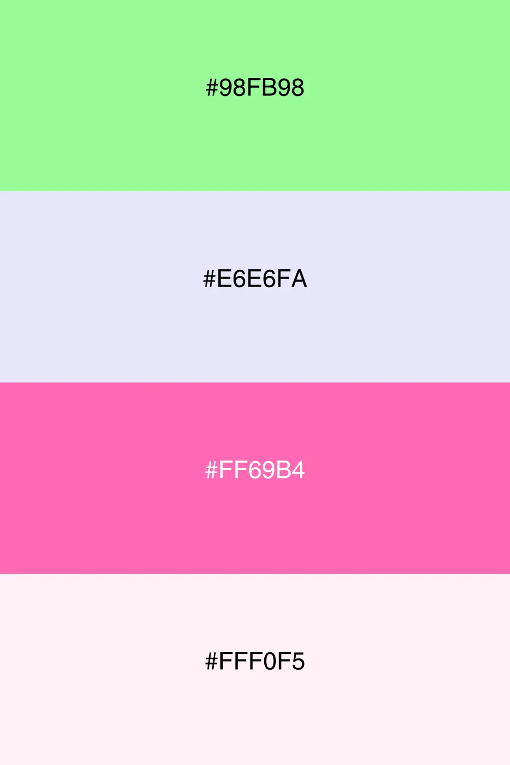 A dreamy palette that feels whimsical and playful.