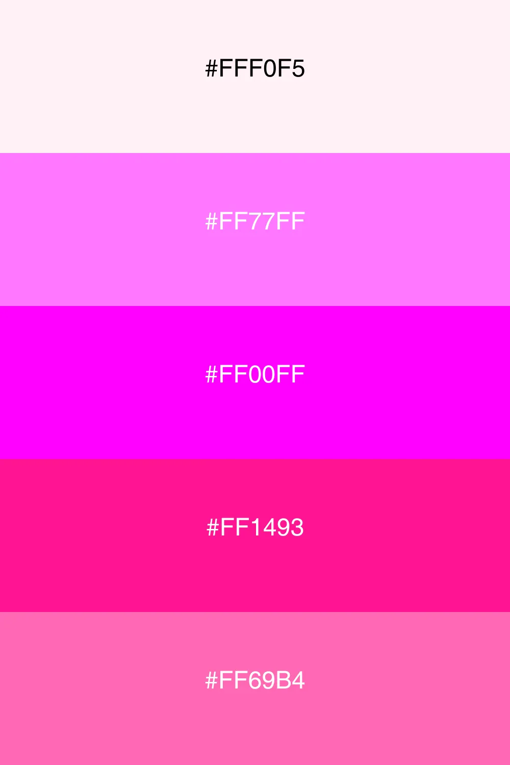 Élénk neon színek, fiatalos és merész hatással.