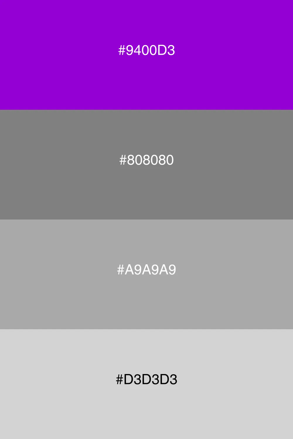 Minimalista szürke árnyalatok lila kíséretében.