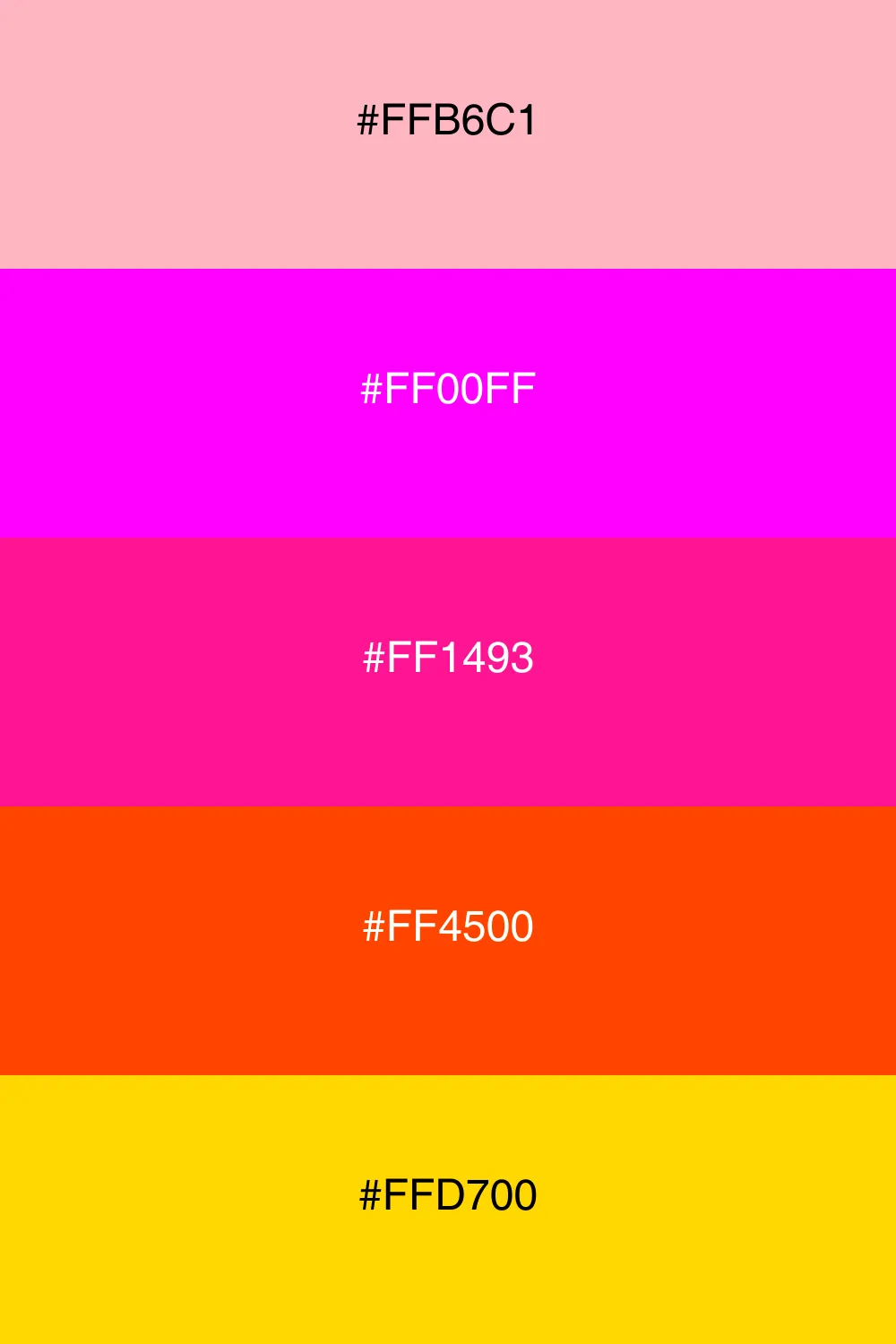 Élénk, figyelemfelkeltő neon színek dinamikus hatással.