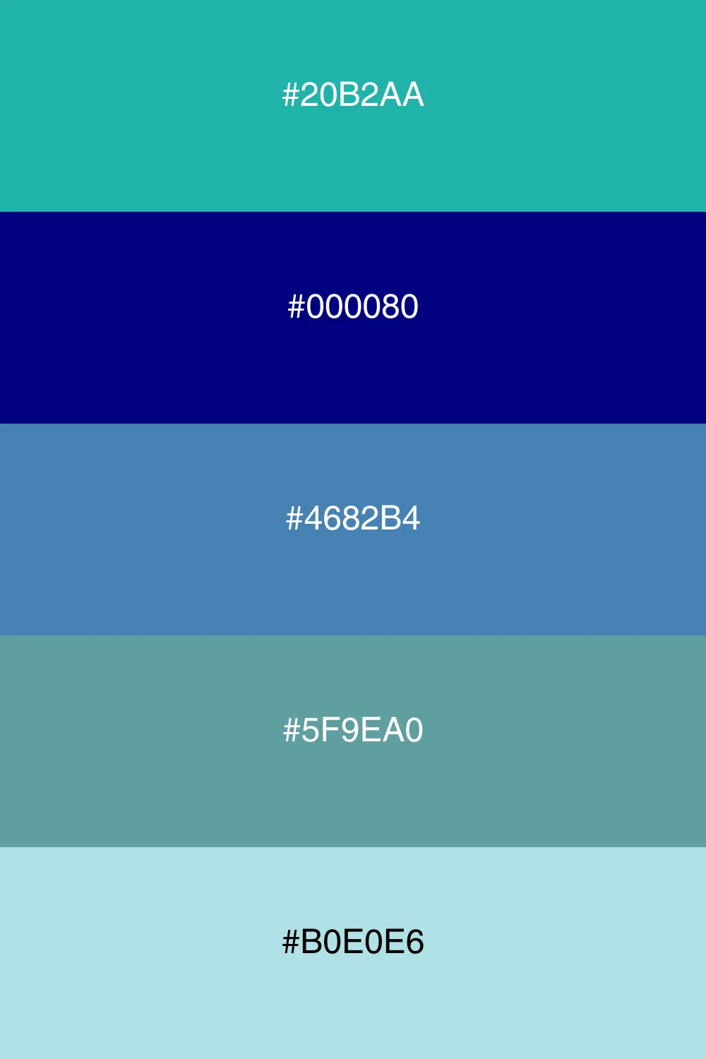 Głębokie odcienie inspirowane oceanem.